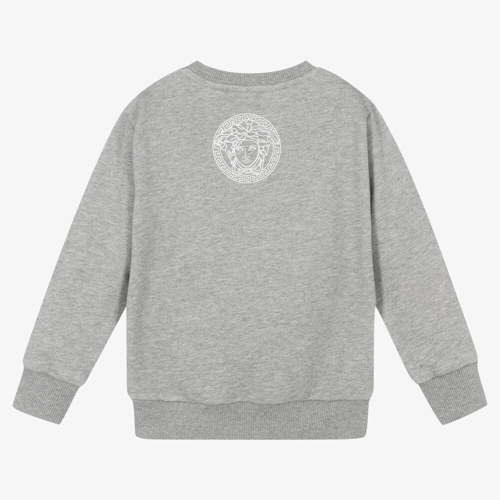 Grey versace sweatshirt outlet