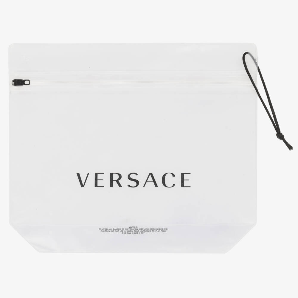 Versace-Boys Luxe Black & Gold Swimwear | Childrensalon Outlet