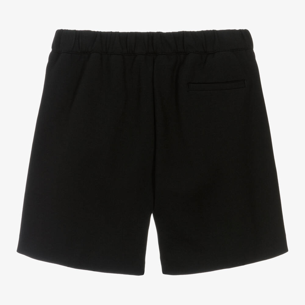 Versace-Черные шорты из миланского джерси для мальчиков | Childrensalon Outlet