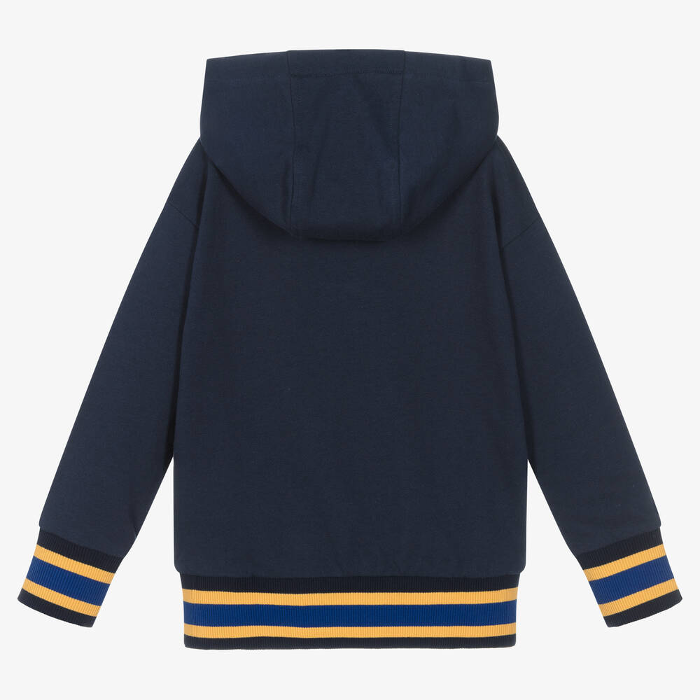 Navy blue and gold hoodie sales