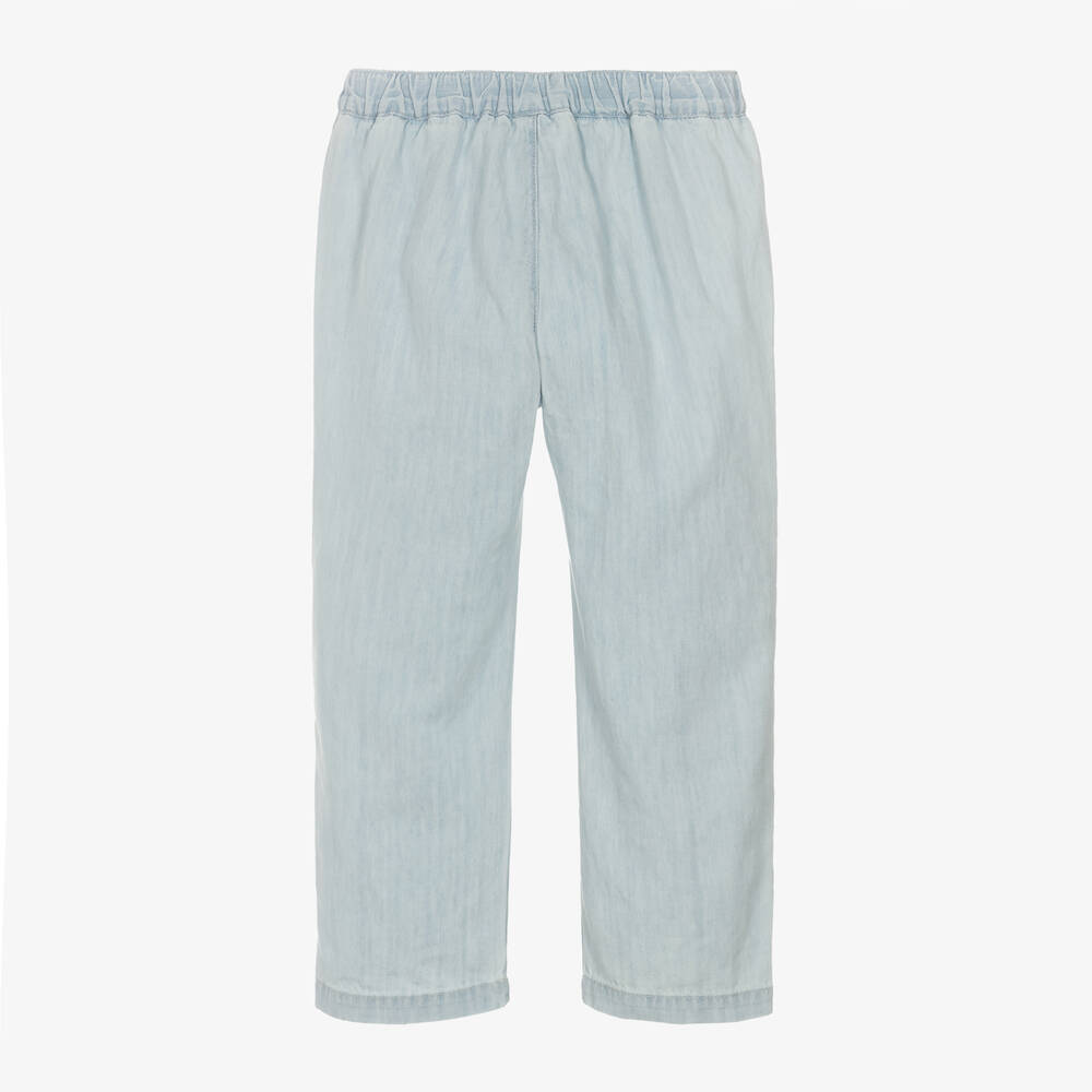 Versace-Boys Pale Blue Denim Jeans | Childrensalon Outlet