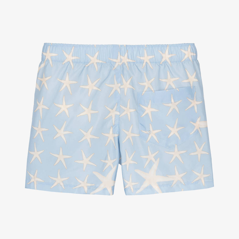 Versace-Boys Pale Blue Starfish Swimwear | Childrensalon Outlet