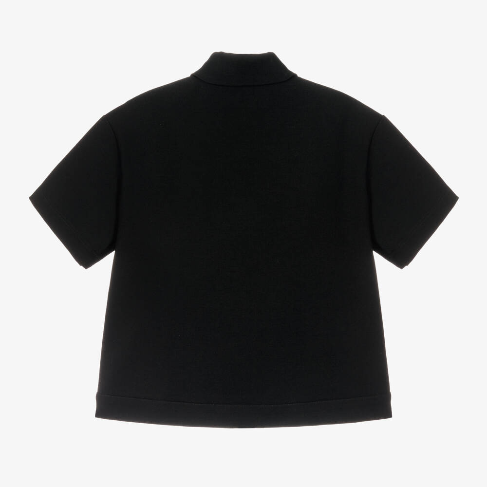 Versace-Boys Silk Blend Barocco Top | Childrensalon Outlet