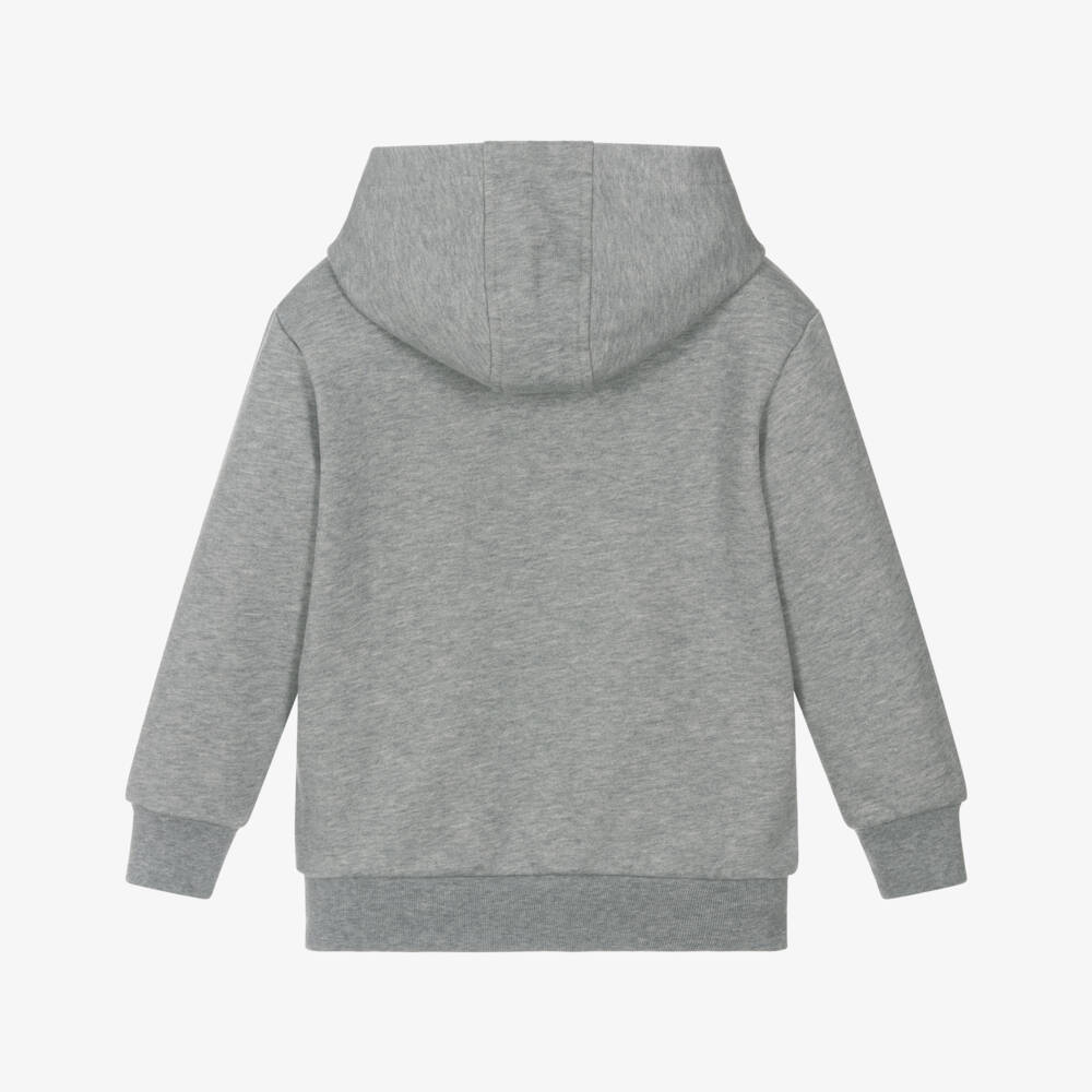 Versace-سويت شيرت رمادي ناعم للأولاد مع شعار ميدوسا | Childrensalon Outlet