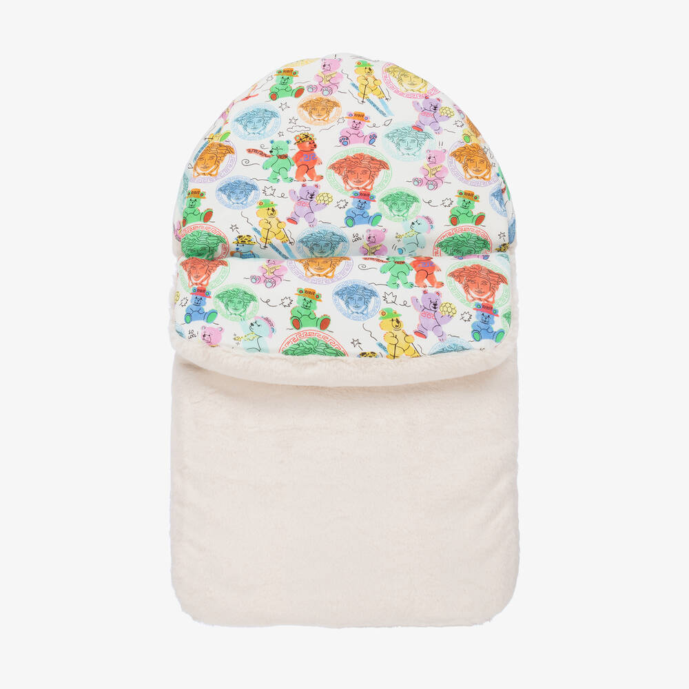 Versace-Faux Fur Baby Nest (70cm) | Childrensalon Outlet