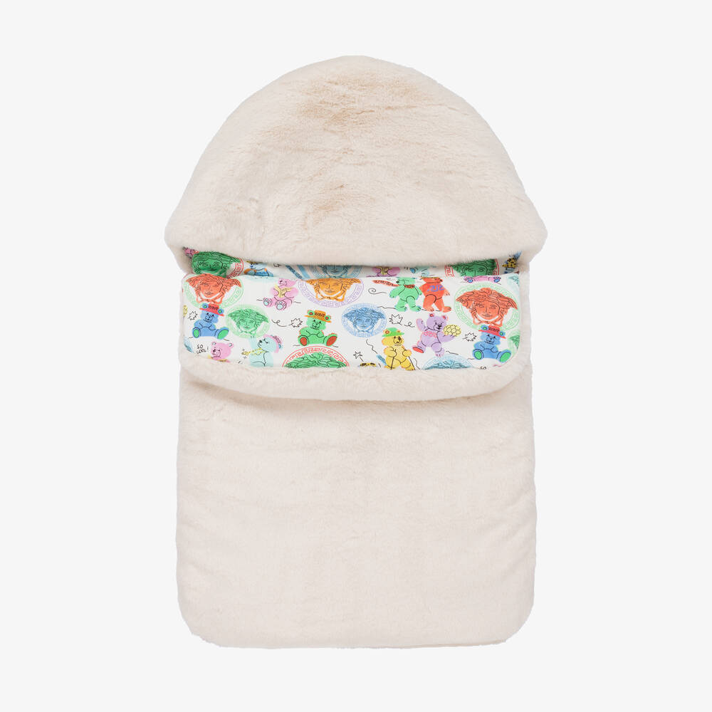 Versace - Faux Fur Baby Nest (70cm) | Childrensalon