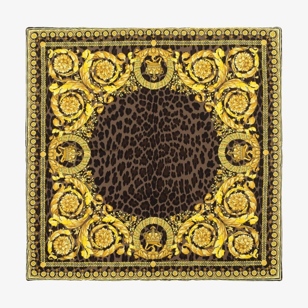 Versace-Girls Baroque Gold Blanket | Childrensalon Outlet