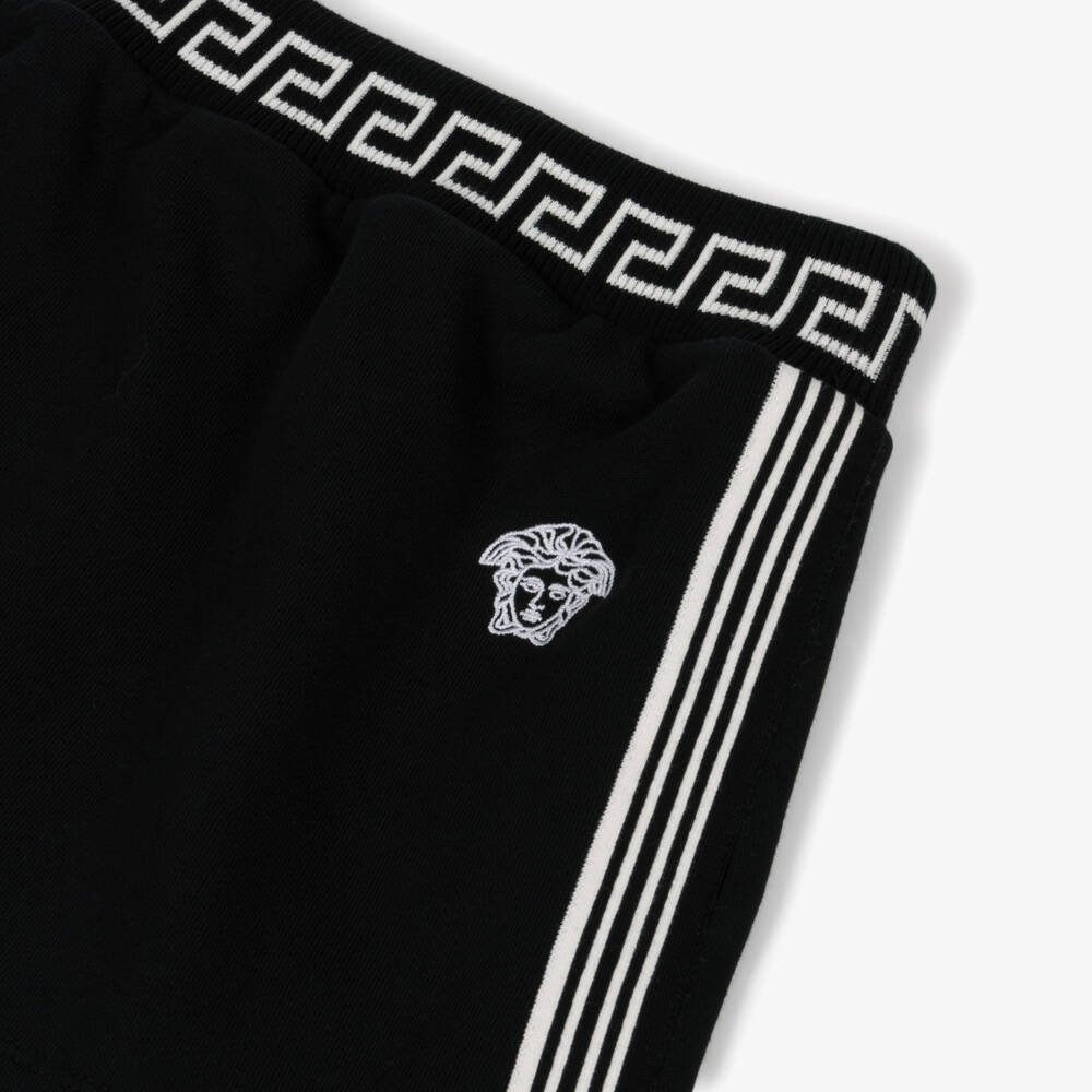 Versace-Черная юбка Greca из джерси для девочек | Childrensalon Outlet