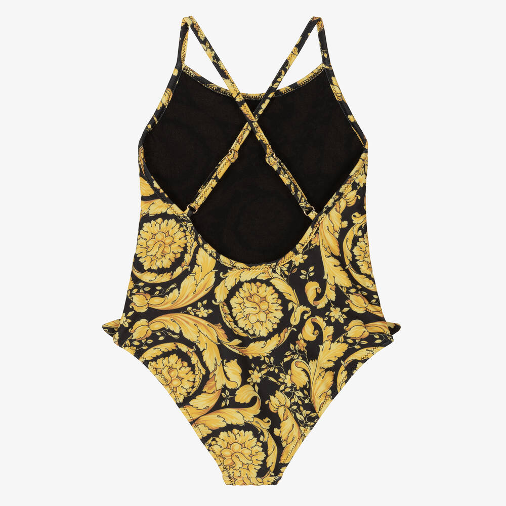 Black and yellow swimsuit shop