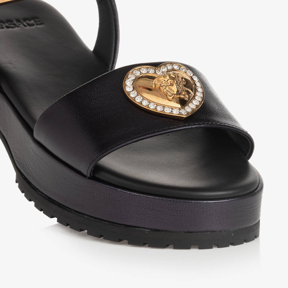 Versace medusa platform sandals top