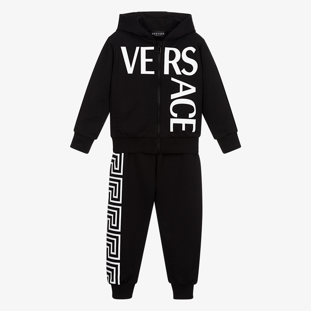 Versace - Schwarzer Trainingsanzug (M) | Childrensalon