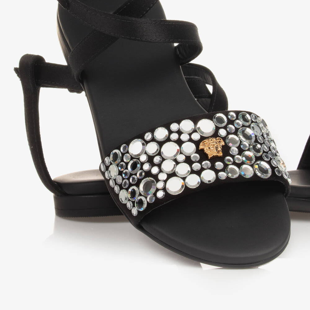 Crystal sandals clearance