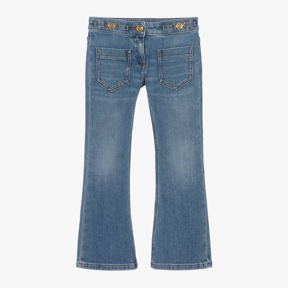 Jean bleu fille new arrivals