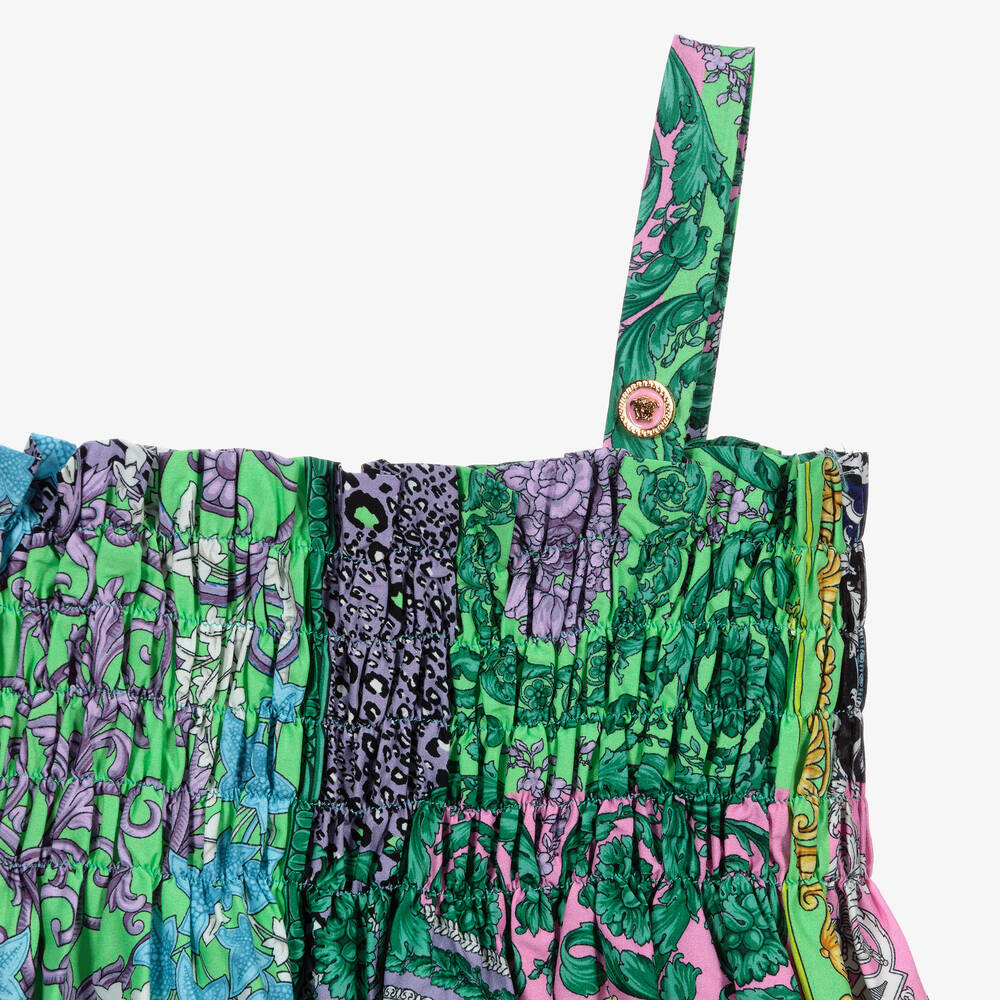 Versace-Girls Cotton Dress | Childrensalon Outlet