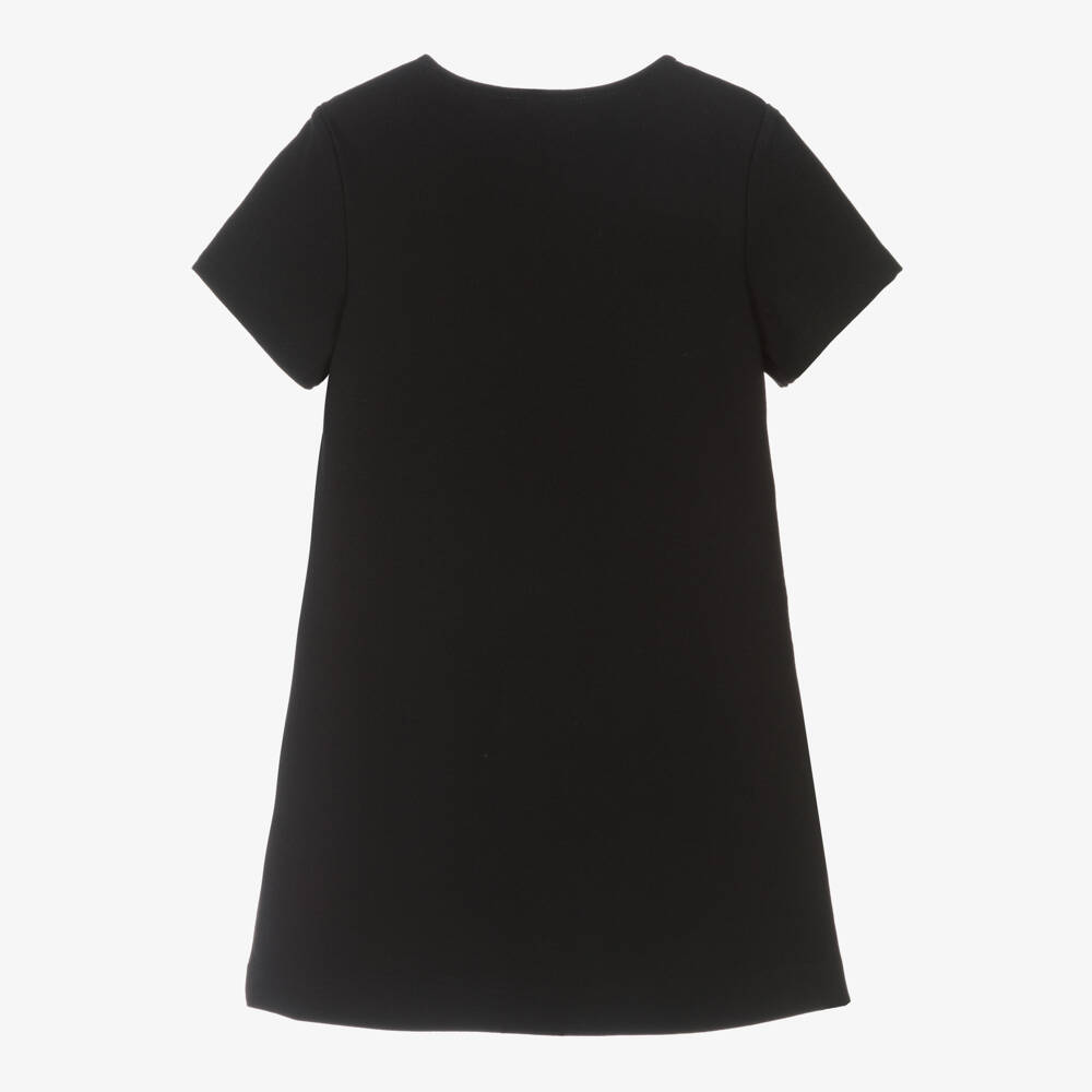 Versace-Girls Elegant Black Knit Dress | Childrensalon Outlet
