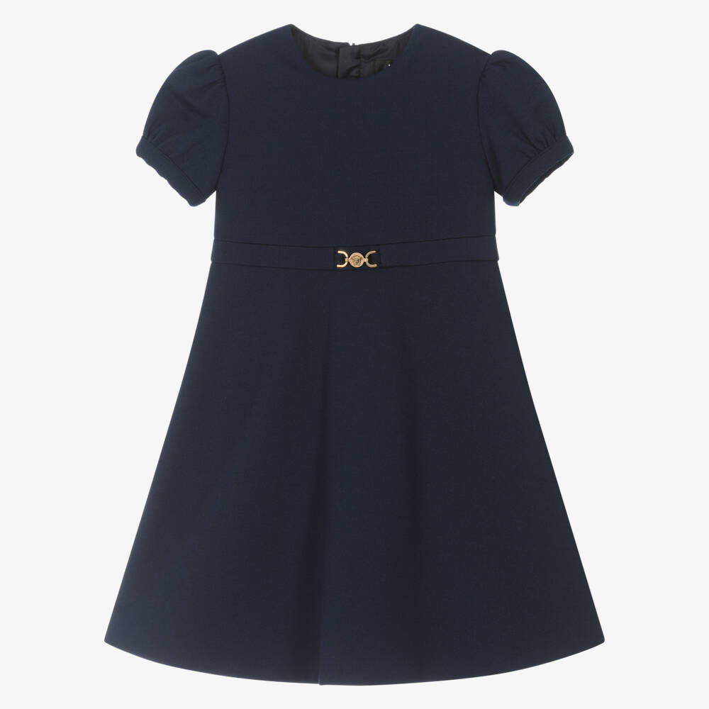 Versace-Элегантное синее платье Milano для девочек | Childrensalon Outlet