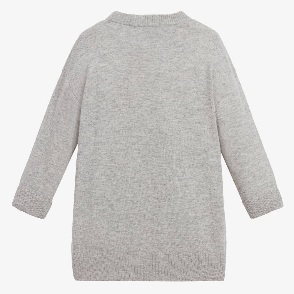 Girls grey sweater dress deals