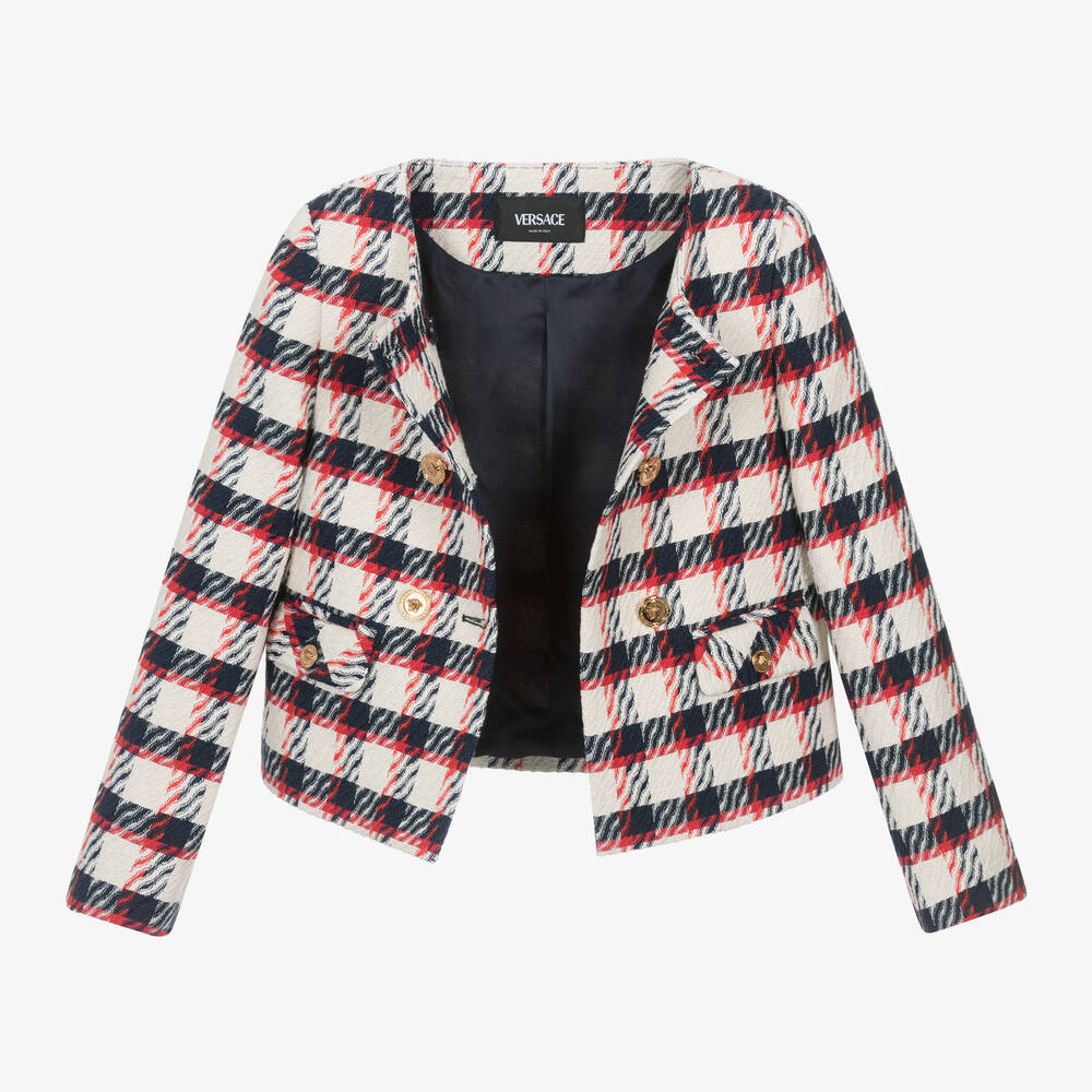 Girls tweed blazer new arrivals