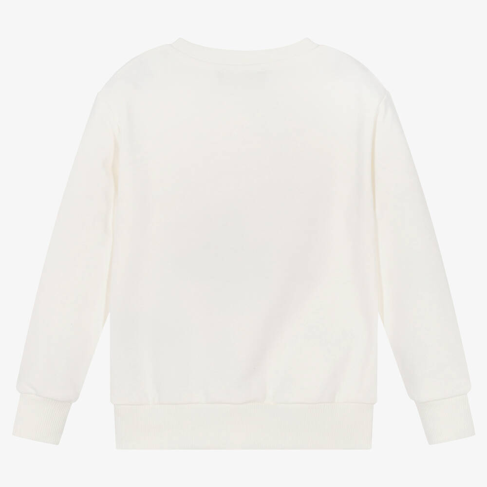 Versace-Кремово-розовый свитшот с принтом Medusa | Childrensalon Outlet