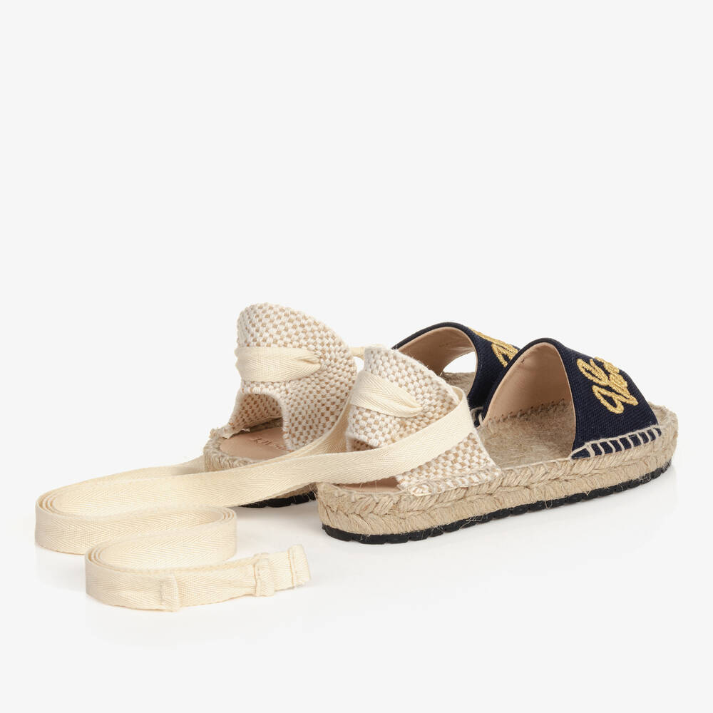 Versace-Синие эспадрильи для девочек | Childrensalon Outlet