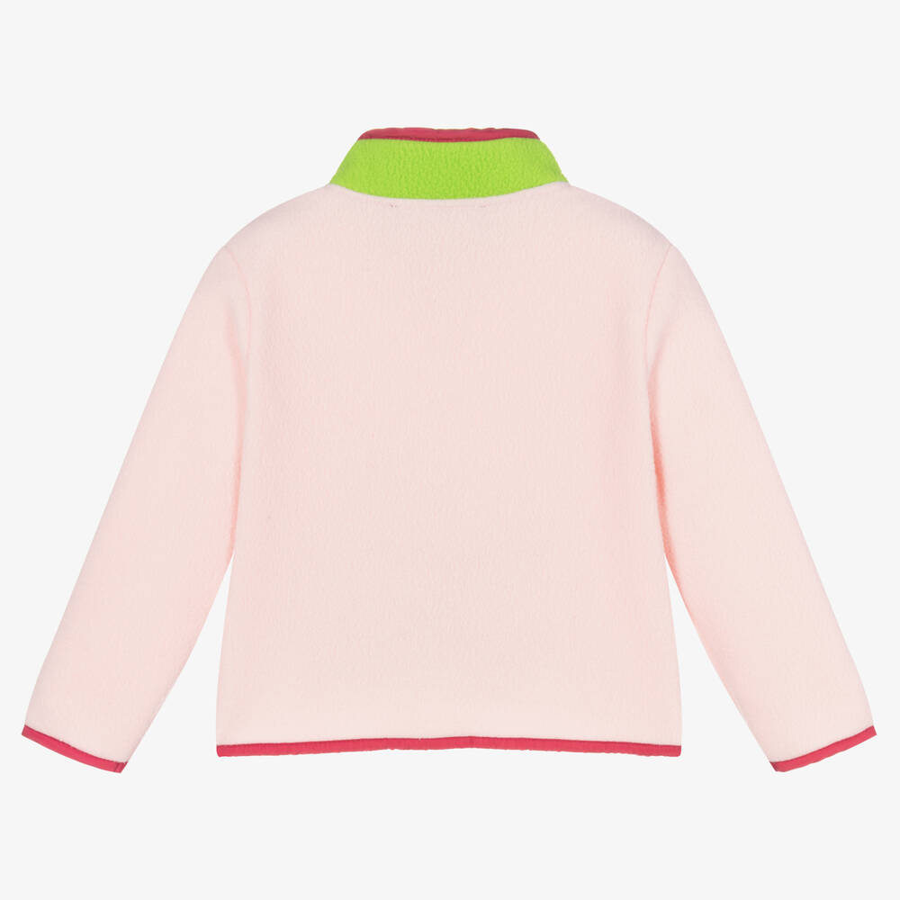 Versace-Girls Pink Fleece Jacket  | Childrensalon Outlet