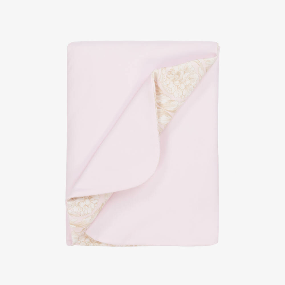 Versace-Girls' Pink Medusa Comfort Blanket | Childrensalon Outlet