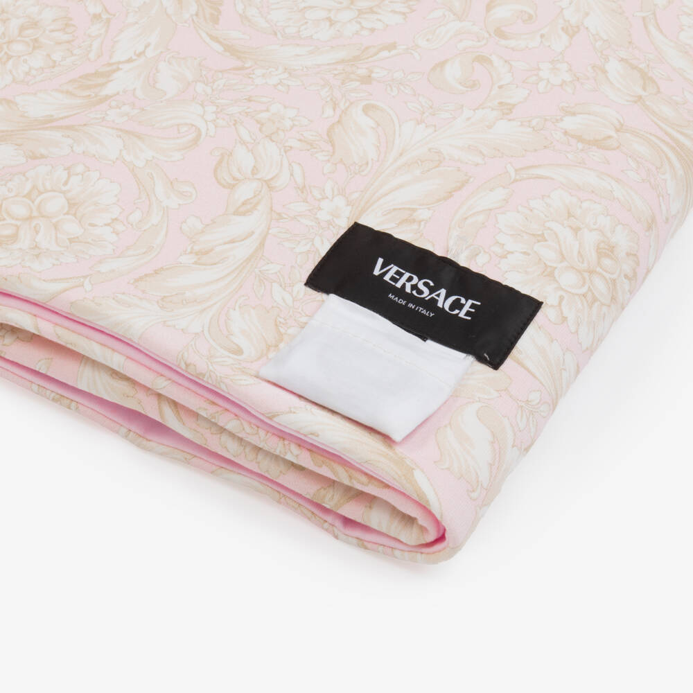 Versace-Girls' Pink Medusa Comfort Blanket | Childrensalon Outlet