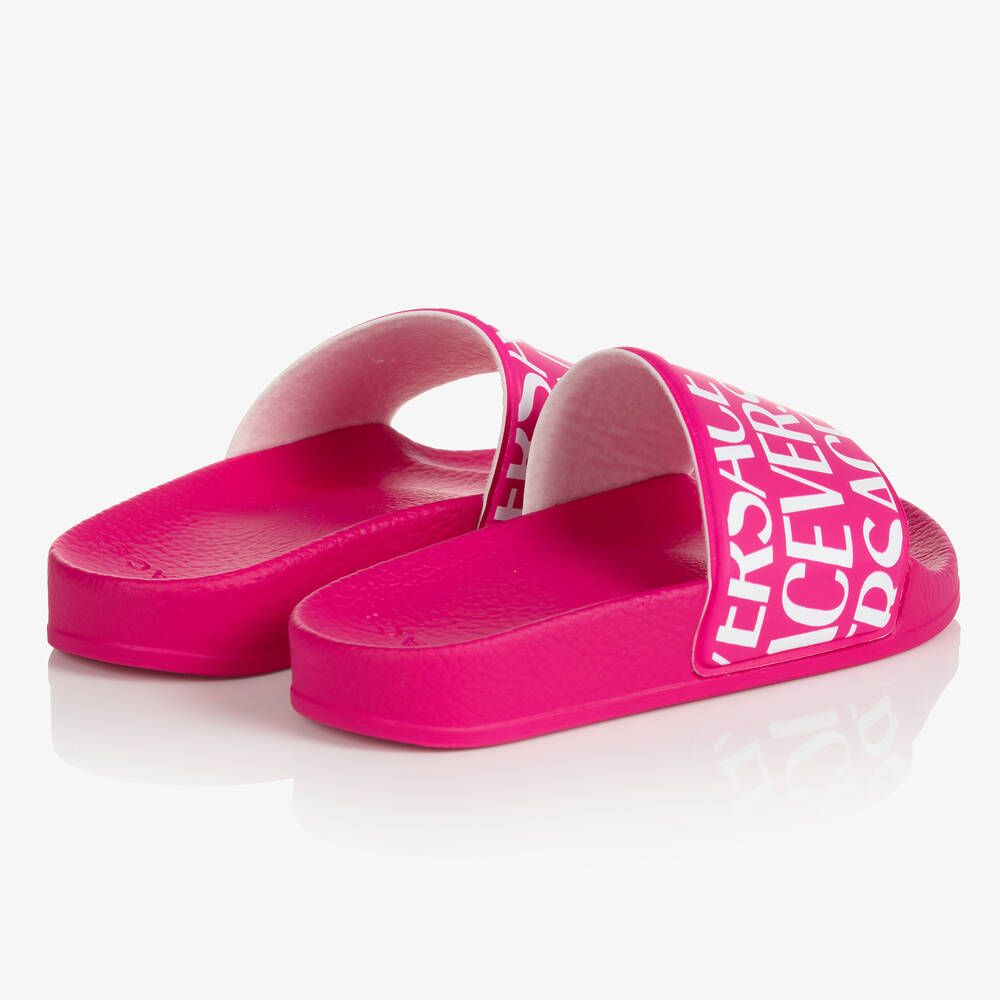 White versace sliders on sale