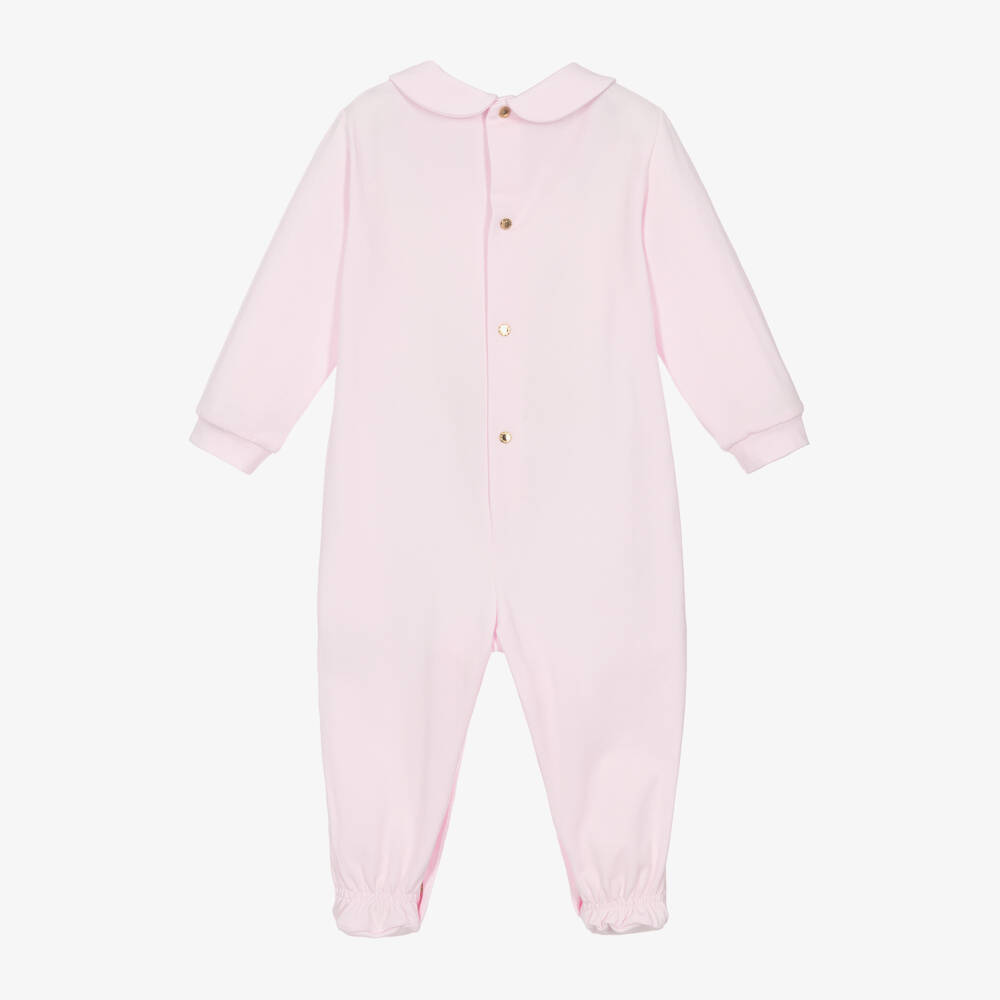 Versace-Girls' Rosy Floral Cotton Babysuit | Childrensalon Outlet