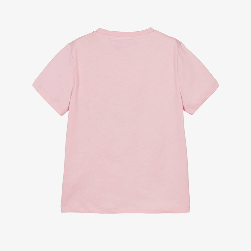 Versace-Girls Rosy Medusa Cotton Tee | Childrensalon Outlet