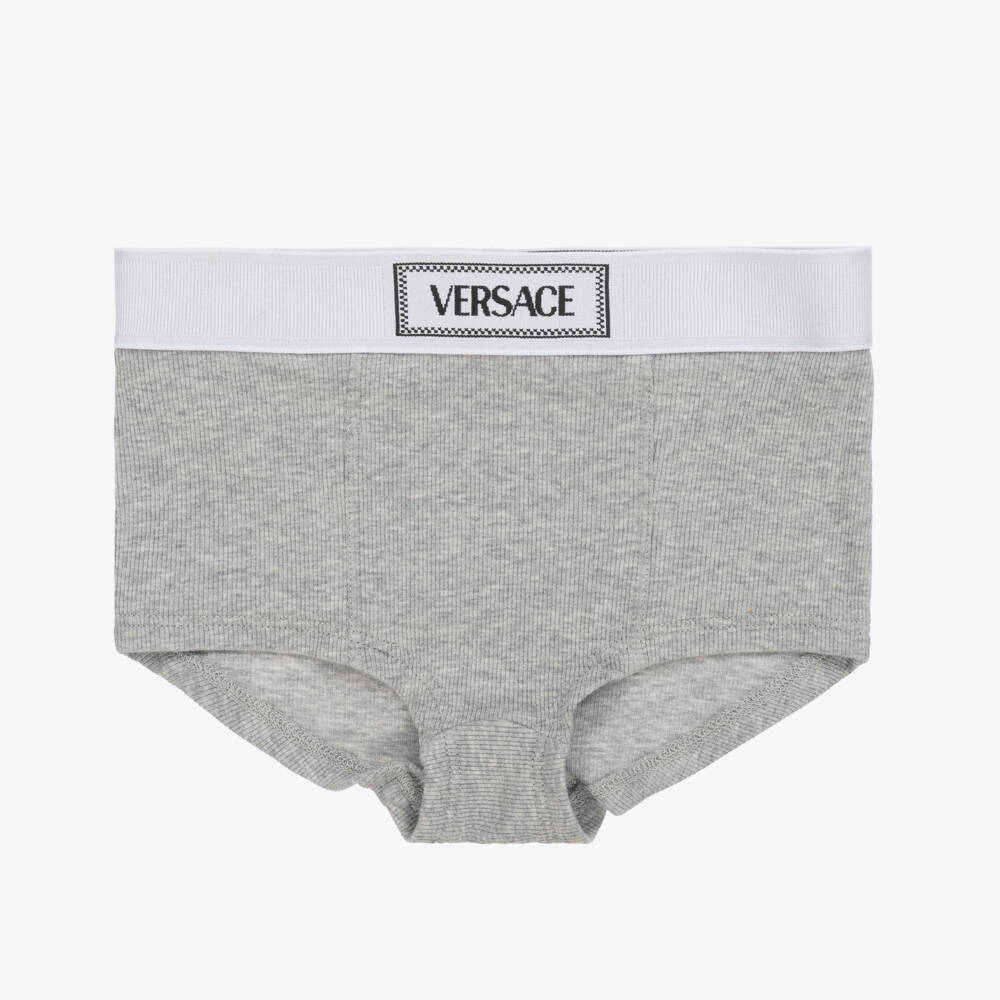 Versace-Girls Twin Set Soft Jersey Briefs | Childrensalon Outlet