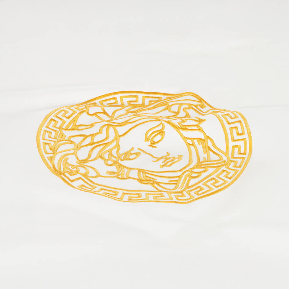 Versace-Gold Medusa Blanket (73cm) | Childrensalon Outlet