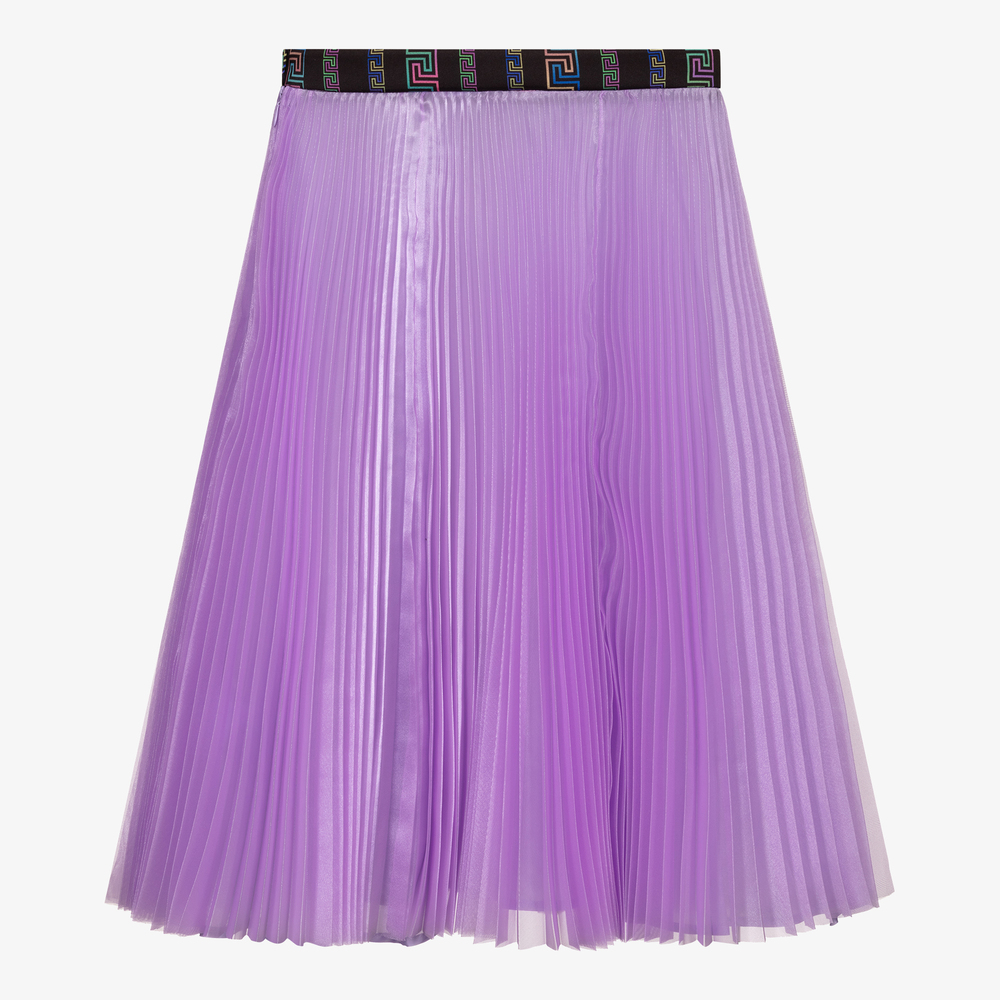 Versace - Greca Neon Organza Skirt | Childrensalon Outlet