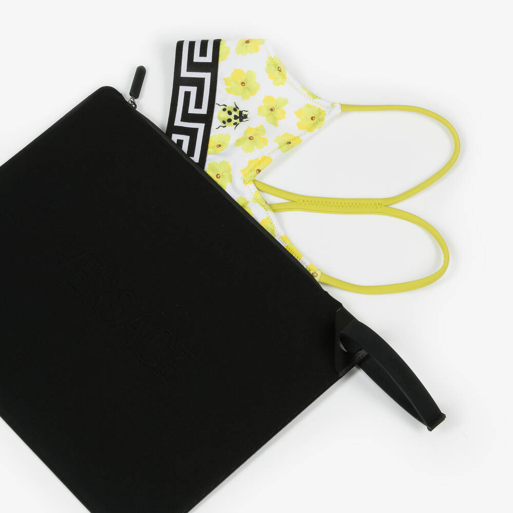 Versace-بكيني بطبعة غريسا لون أخضر  | Childrensalon Outlet