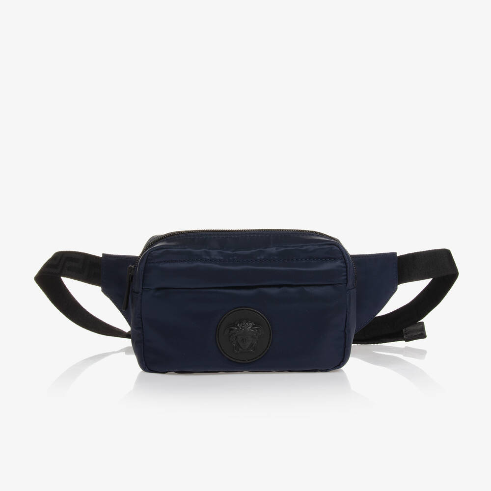 Versace-Navy Blue Medusa Belt Bag (16cm)  | Childrensalon Outlet