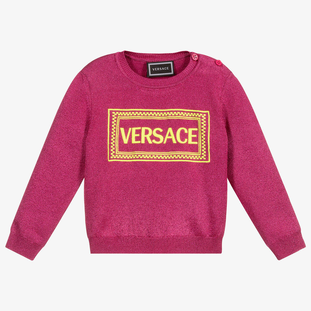 Versace sweatshirt pink on sale
