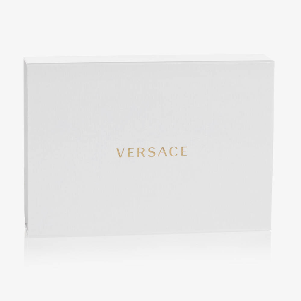 Versace-Pink Medusa Babysuit Gift Set | Childrensalon Outlet