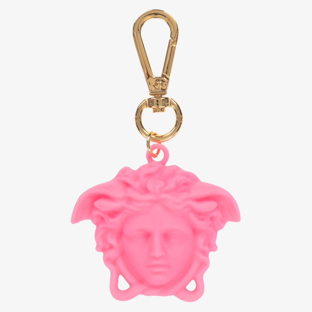 Versace - Pink Medusa Keyring (12cm) | Childrensalon