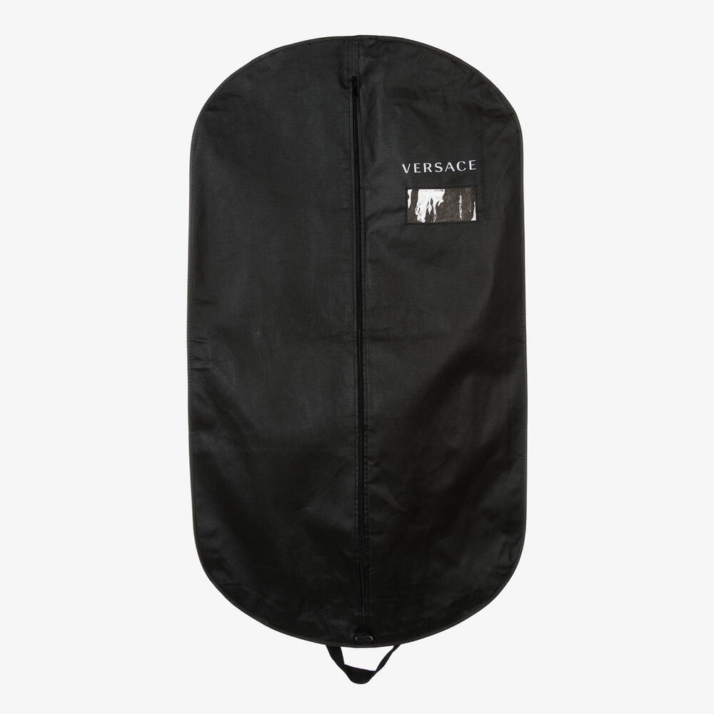 Versace-Teen Black & Gold Barocco Down Padded Jacket | Childrensalon Outlet