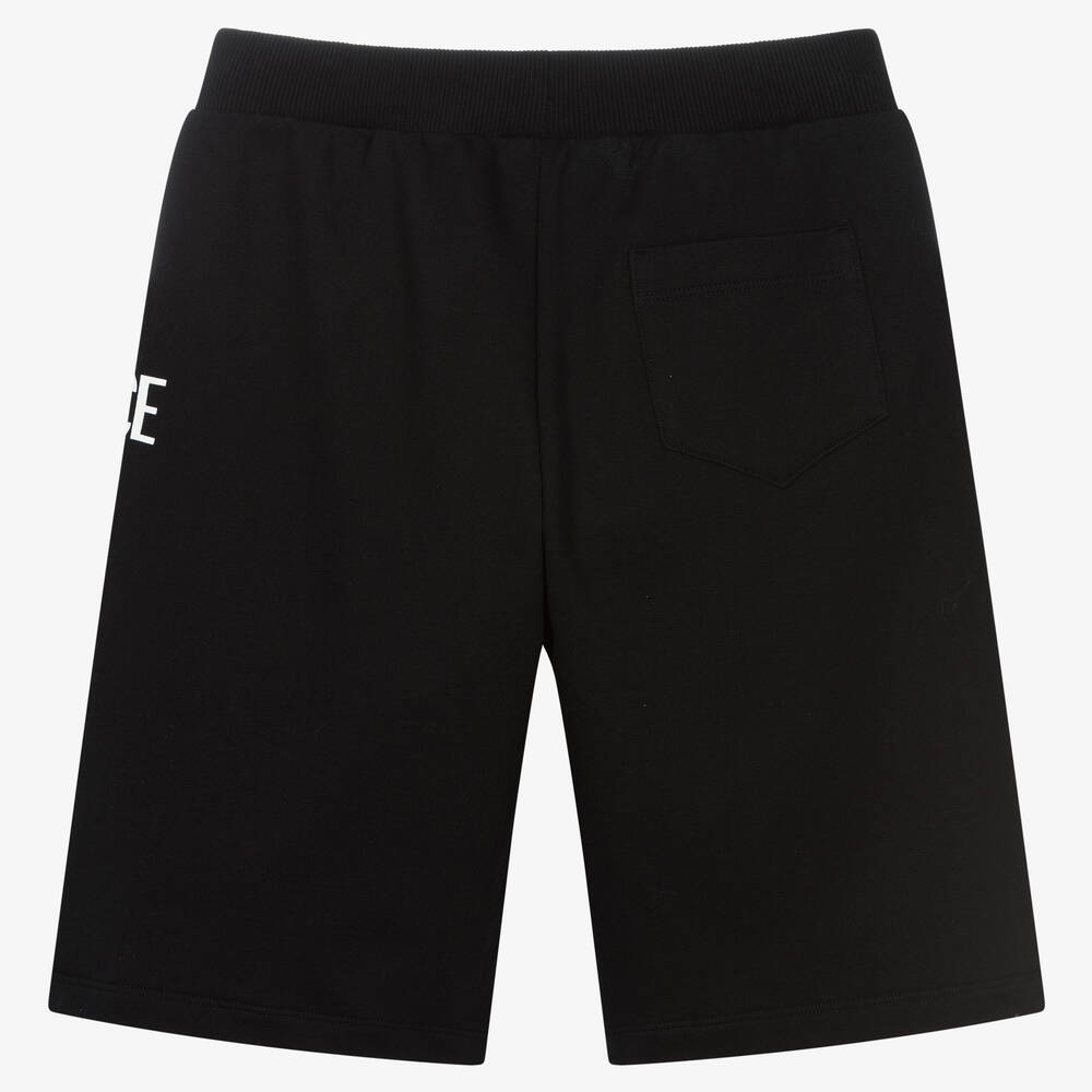 【送料&関税込】Versace Black Virgin Wool Blend Shorts Short Versace Black size 52 IT in Synthetic - 41062981