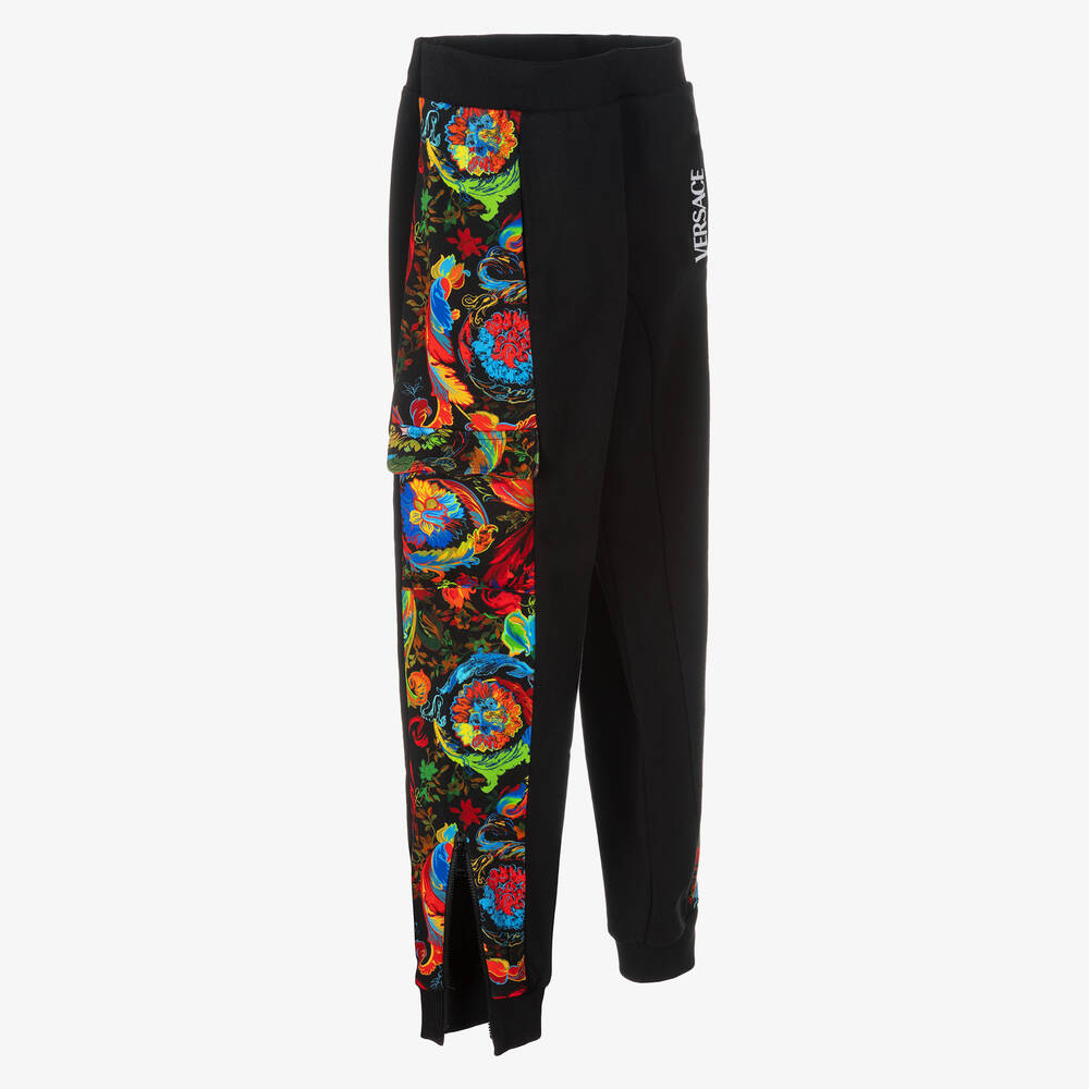 Versace-Джоггеры с принтом Barocco для мальчиков-подростков | Childrensalon Outlet