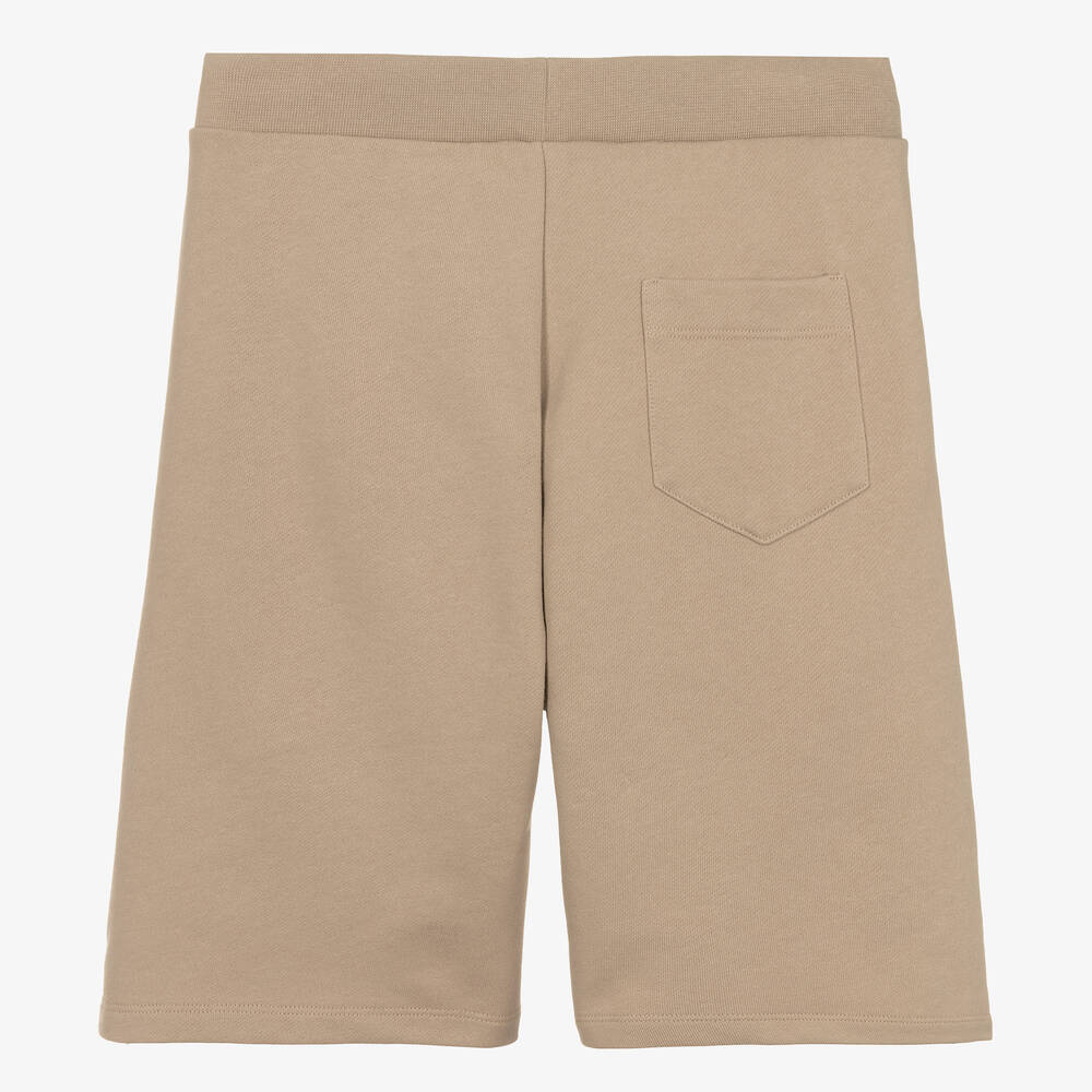 Versace-Teen Boys Beige Cotton Shorts | Childrensalon Outlet