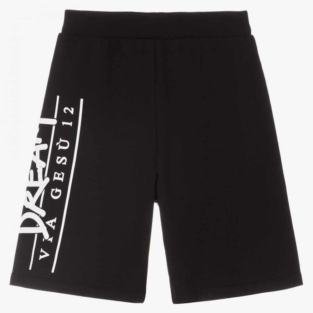 Versace - Short noir Ado garçon | Childrensalon