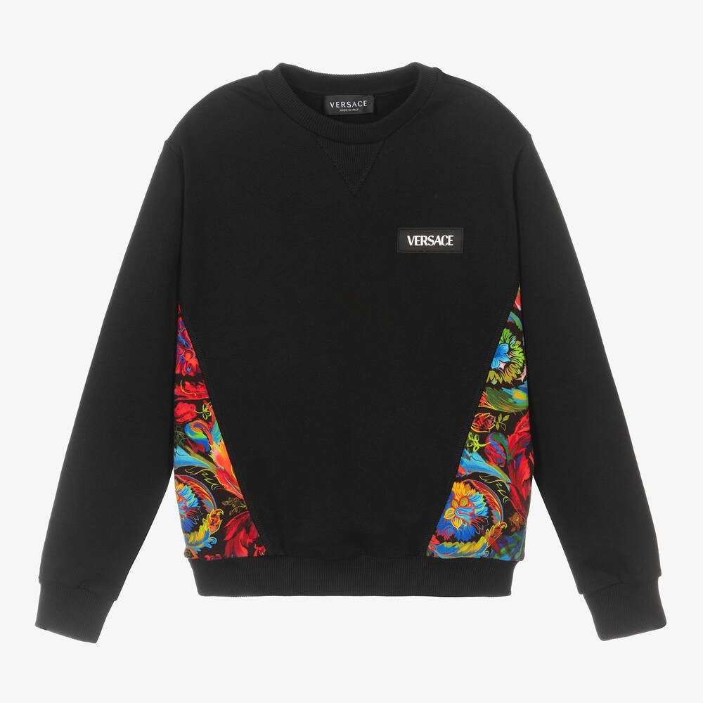 Versace - Schwarzes Teen Sweatshirt (J) | Childrensalon