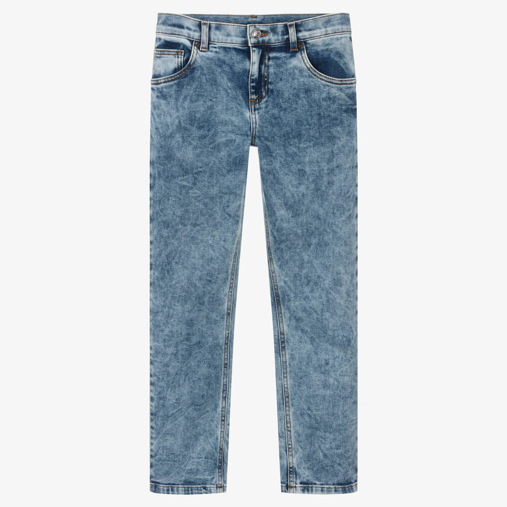 Versace - Голубые джинсы-варенки | Childrensalon