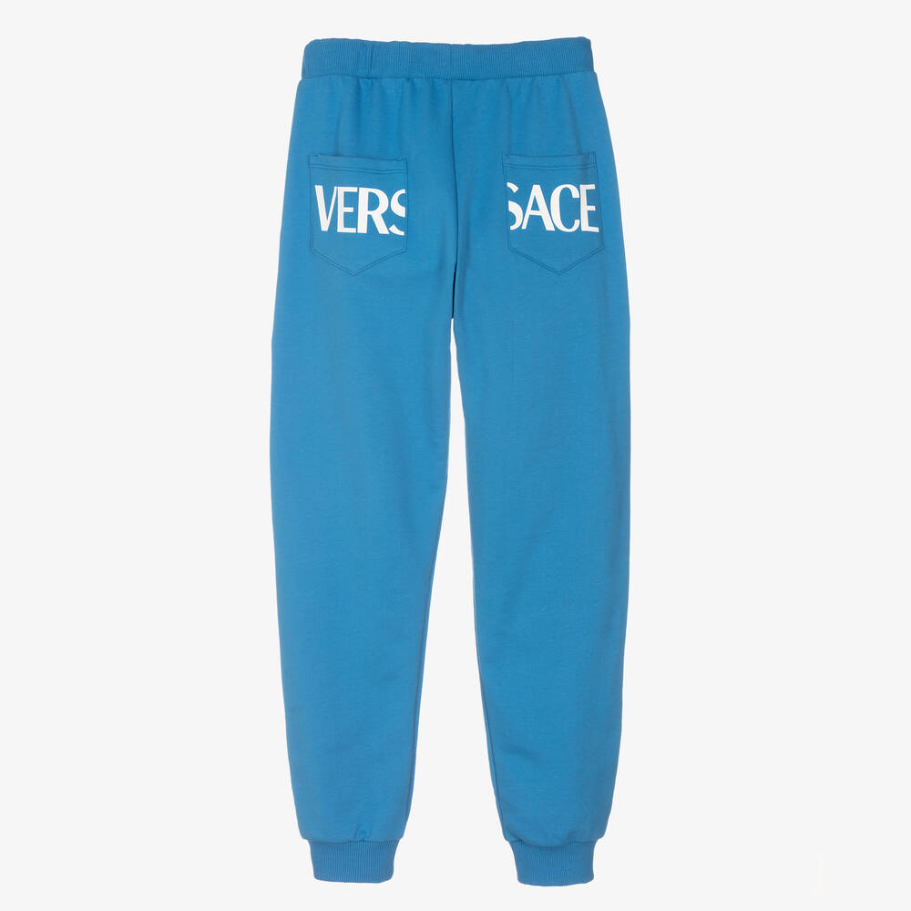 Versace Bas de jogging bleu Ado Childrensalon Outlet