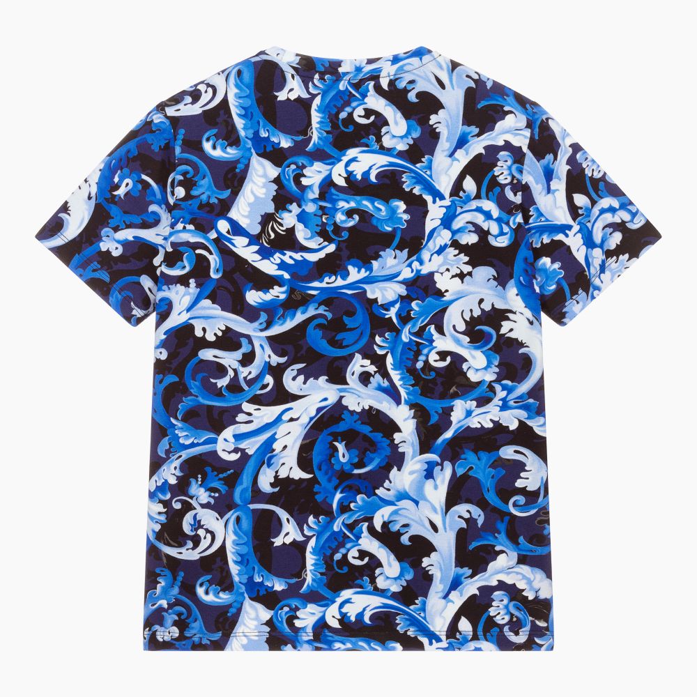 Blue versace t best sale shirt