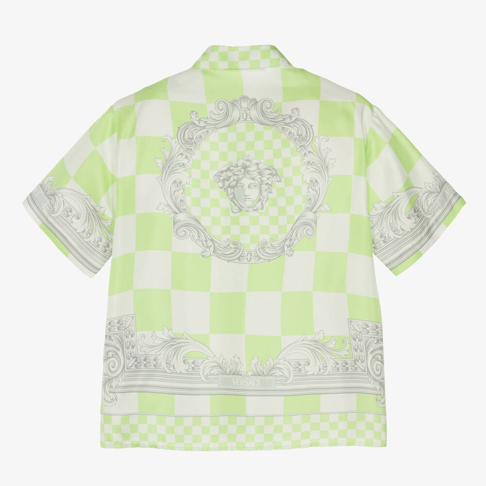 Versace silk t shirt 2025