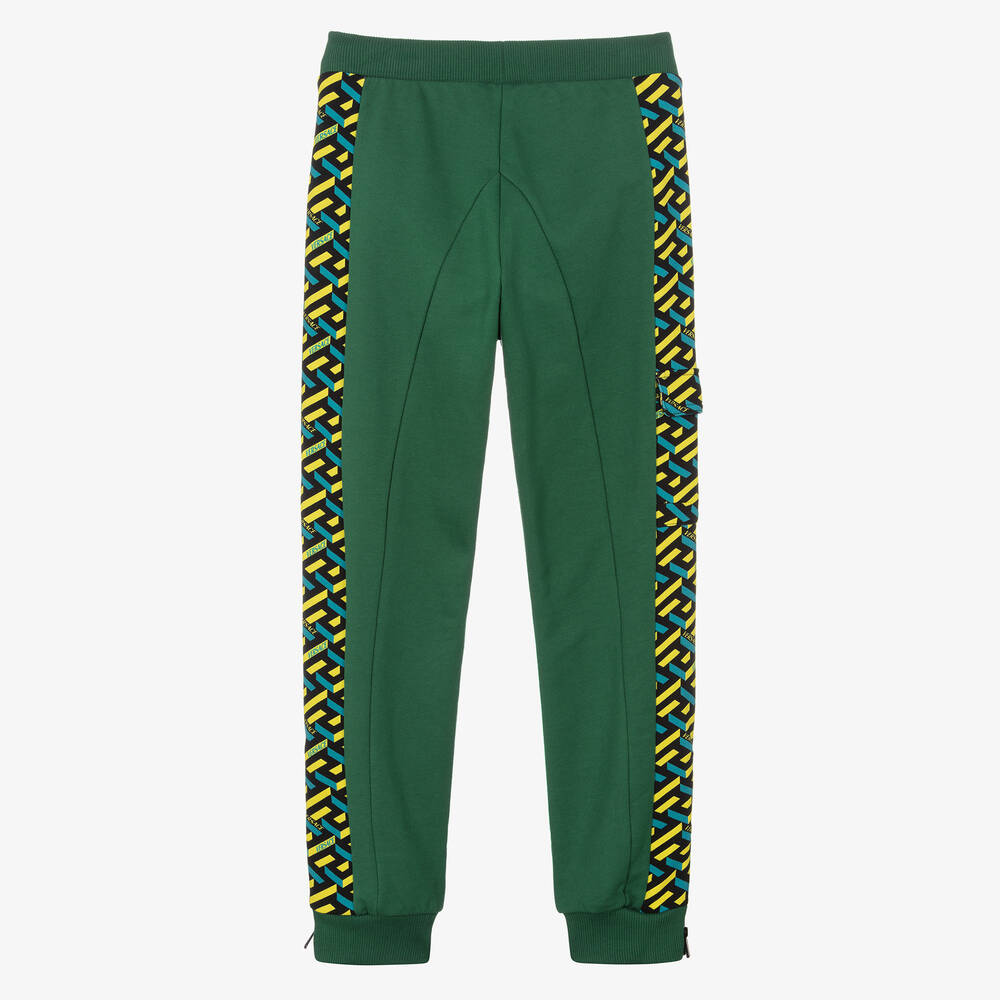Versace Teen Boys Green Joggers