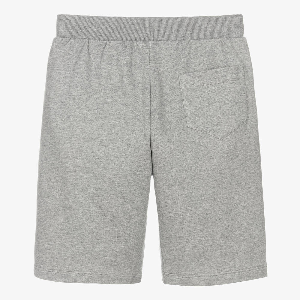 Versace-Серые хлопковые шорты для мальчиков-подростков | Childrensalon Outlet